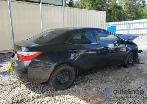 2014 Toyota Corolla L z USA, uszkodzony, nr VIN 2T1BURHE4EC174555